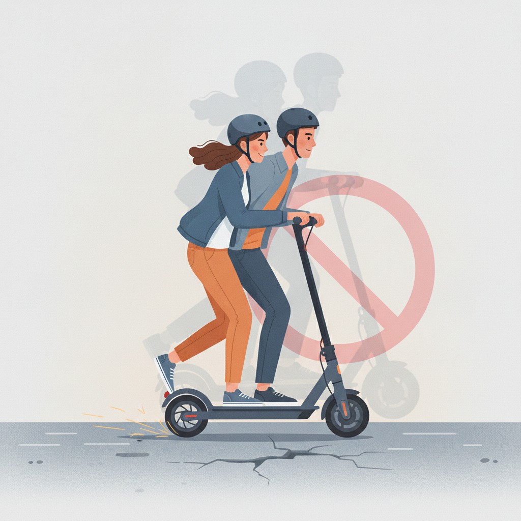 Peut-on Rouler à Deux sur une Trottinette Électrique ?