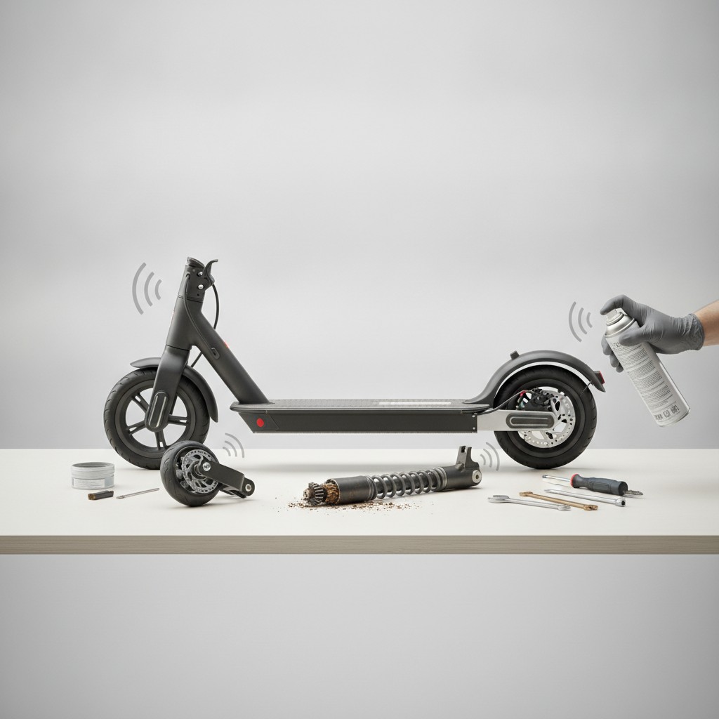 Pourquoi ma trottinette électrique fait du bruit ou grince : causes et solutions