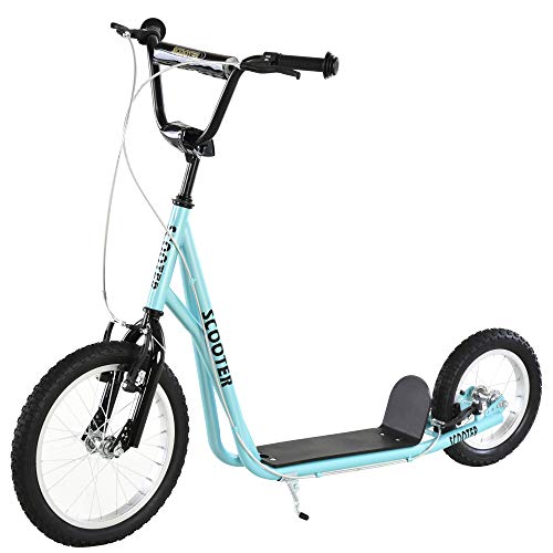 HOMCOM Trottinette Grandes Roues 40 + 30 cm